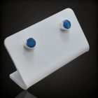 Opál ezüst fülbevaló