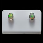 Opál ezüst fülbevaló