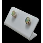 Opál ezüst fülbevaló