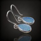 Opál ezüst fülbevaló