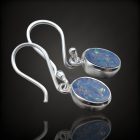 Opál ezüst fülbevaló