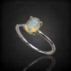Opál ezüst gyűrű