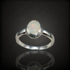 Opál ezüst gyűrű