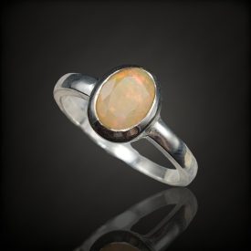 Opál ezüst gyűrű