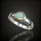 Opál ezüst gyűrű
