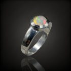 Opál ezüst gyűrű