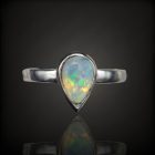 Opál ezüst gyűrű