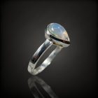 Opál ezüst gyűrű