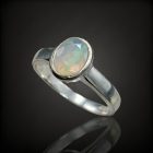 Opál ezüst gyűrű