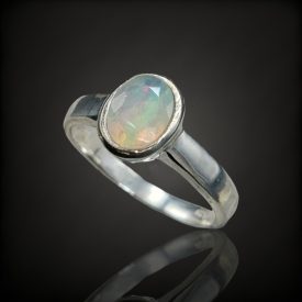 Opál ezüst gyűrű