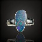 Opál ezüst gyűrű