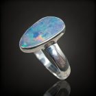 Opál ezüst gyűrű