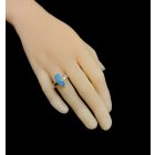 Opál ezüst gyűrű