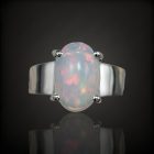 Opál ezüst gyűrű