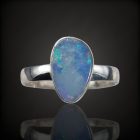 Opál ezüst gyűrű