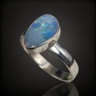 Opál ezüst gyűrű