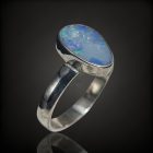 Opál ezüst gyűrű