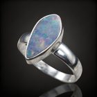 Opál ezüst gyűrű