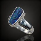 Opál ezüst gyűrű