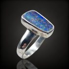 Opál ezüst gyűrű