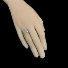 Opál ezüst gyűrű