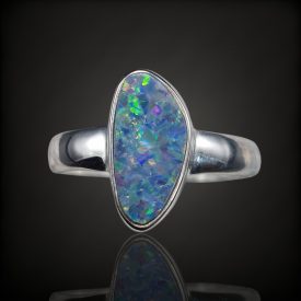 Opál ezüst gyűrű