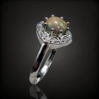 Opál ezüst gyűrű