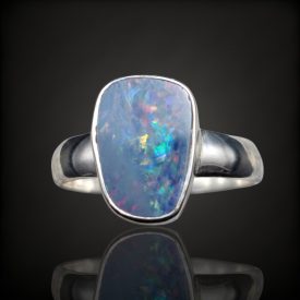 Opál ezüst gyűrű
