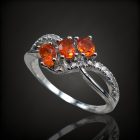 Opál ezüst gyűrű