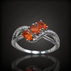 Opál ezüst gyűrű