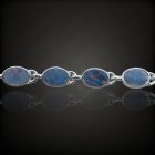 Opál ezüst karkötő