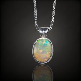 Opál ezüst medál