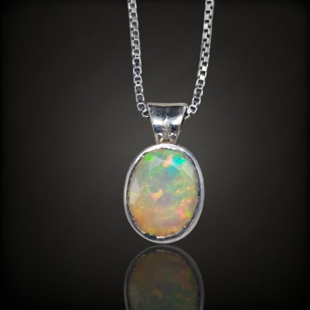 Opál ezüst medál