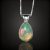 Opál ezüst medál