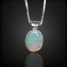 Opál ezüst medál