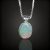 Opál ezüst medál