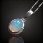 Opál ezüst medál