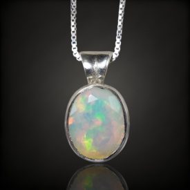 Opál ezüst medál
