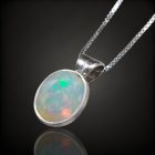 Opál ezüst medál