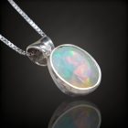 Opál ezüst medál