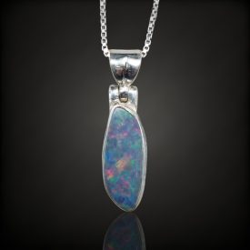 Opál ezüst medál