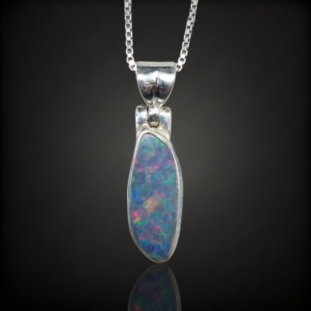 Opál ezüst medál