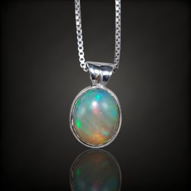 Opál ezüst medál