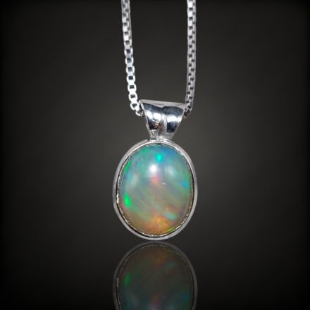 Opál ezüst medál