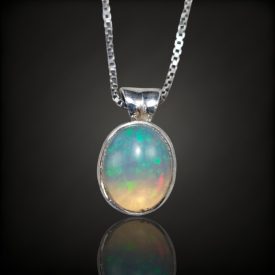 Opál ezüst medál