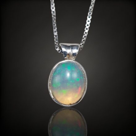 Opál ezüst medál
