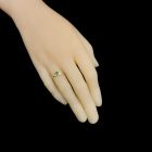 Olivin ezüst gyűrű