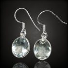 Praziolit ezüst fülbevaló