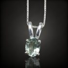 Praziolit ezüst medál