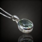 Praziolit ezüst medál